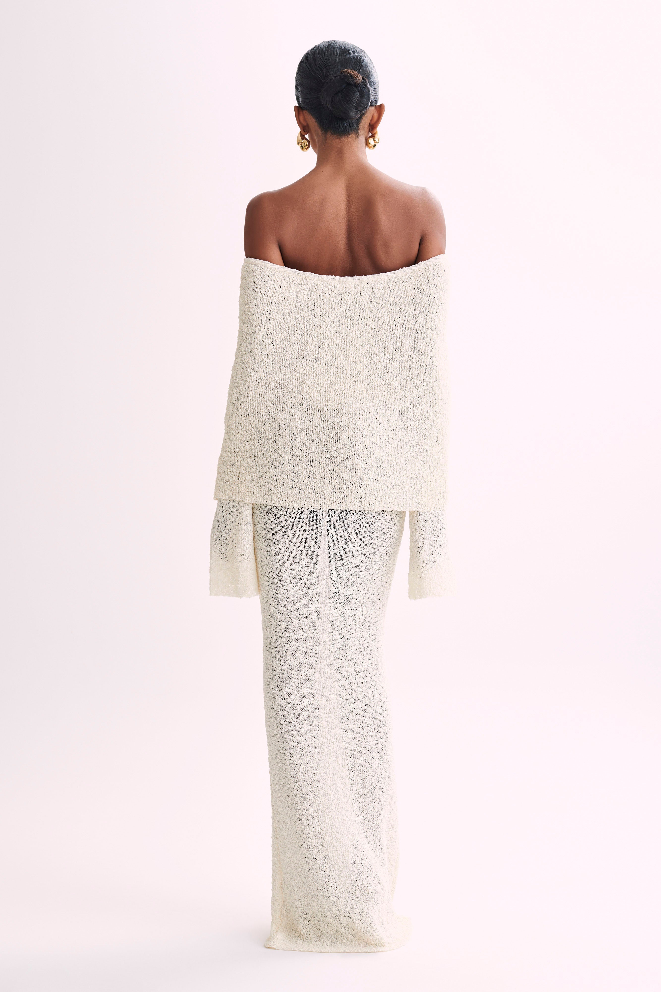 Marisol Off-Shoulder Jurk.