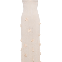 Isabella Gebreide Maxi Jurk