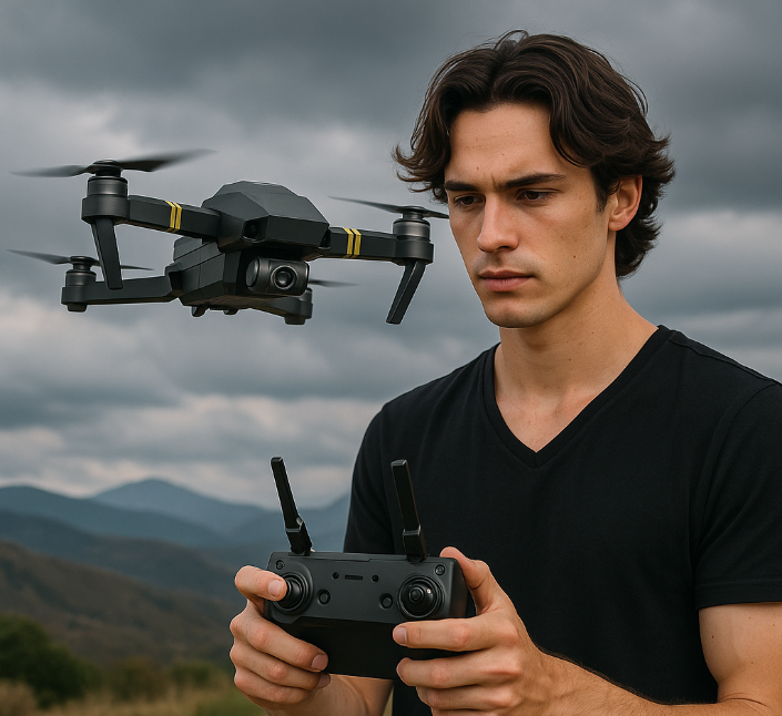 Eachine E58 - Opvouwbare WiFi FPV camera drone inclusief afstandsbediening